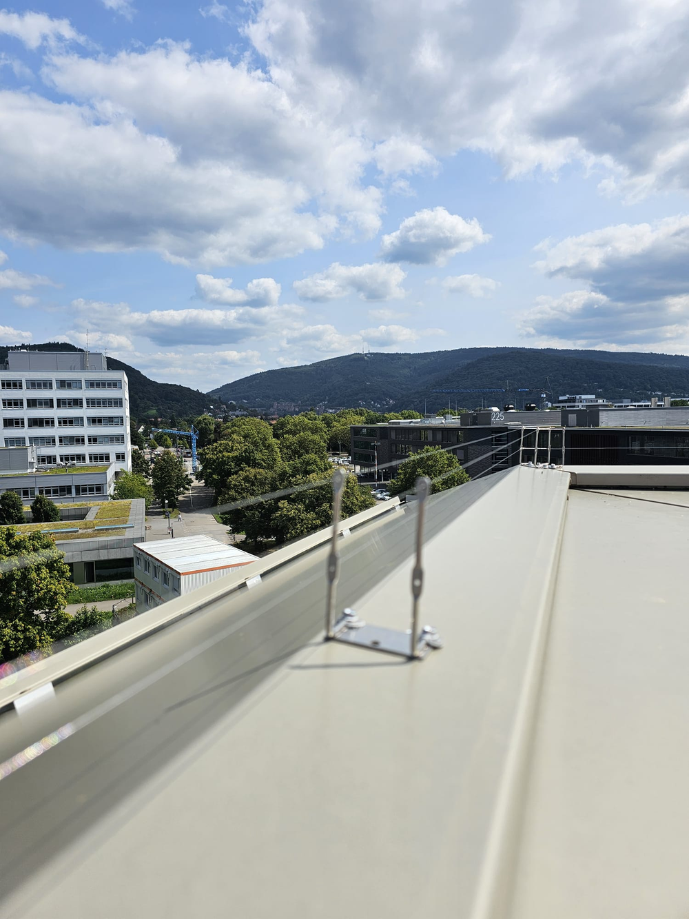 Montage von Spanndrahtsystem in Heidelberg Hauptbild